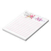 Schoon hart gepersonaliseerd notitieblok (Linkerzijde)