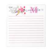 Schoon hart gepersonaliseerd notitieblok (Voorkant)