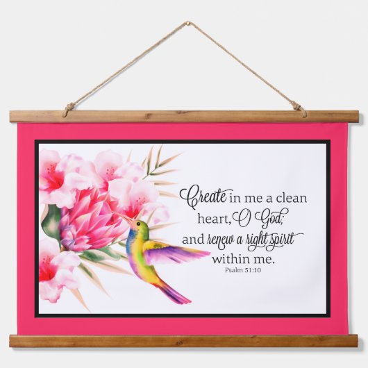 Schoon hart hangend wandkleed (Voorkant)