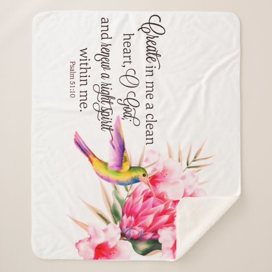 Schoon hart sherpa deken (Voorkant)