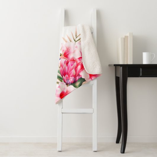 Schoon hart sherpa deken (In situ)