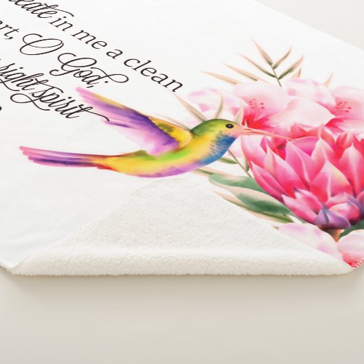 Schoon hart sherpa deken (3/4)