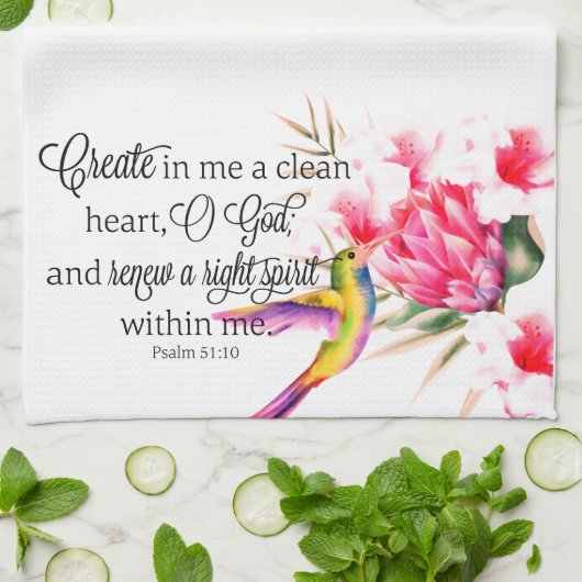 Schoon hart theedoek (Gevouwen)