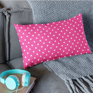 Schoon heet roze polka stippen patroon kussen