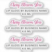 Schoon het Hete Roze Manuscript Schone Lip Gloss M Sticker (Voorkant)
