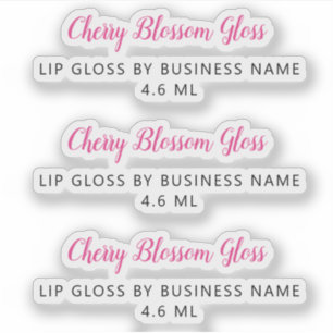 Schoon het Hete Roze Manuscript Schone Lip Gloss M Sticker