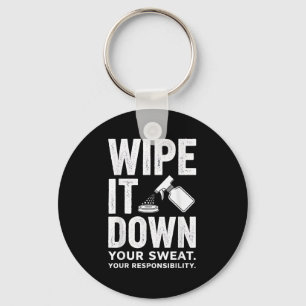 Schoon Het Op Fitness Motivatie Kunst  Sleutelhanger