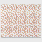 Schoon Highland Koe Cute Kawaii Inpakpapier (Vlak)