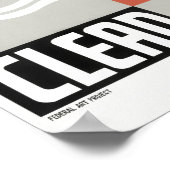 Schoon houden - de Druk van WPA van de gezondheids Poster (Hoek)