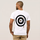 SCHOON IN DE BACK BULLSEYE T-SHIRT (Achterkant volledig)