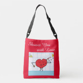 Schoon je met liefde crossbody tas (Achterkant)