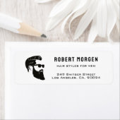 Schoon Kapper Retouradreslabel  Etiket (Insitu)
