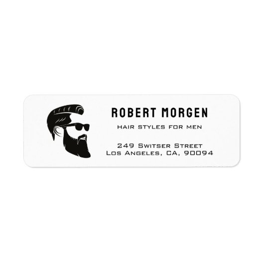 Schoon Kapper Retouradreslabel  Etiket (Voorkant)