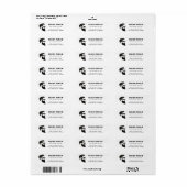 Schoon Kapper Retouradreslabel  Etiket (Full Sheet)