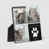 Schoon Kat Minnesymbool Aangepaste Huisdier Aanden Fotoplaat (Voorkant)
