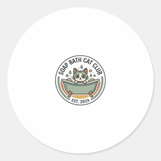 Schoon Kath POD Vector Kunst - Schoon Kath Club_ Ronde Sticker (Voorkant)