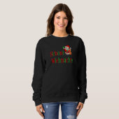 Schoon Kerstfeest Zwitserduits Prettig Kerstfeest  Trui (Voorkant volledig)