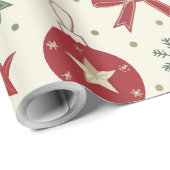 Schoon Kerstmis Patroon Inpakpapier (Rol Hoek)