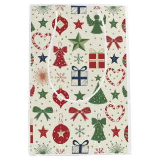 Schoon Kerstmis Patroon Inpakpapier Medium Cadeauzakje