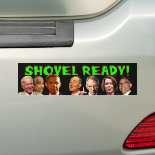 Schoon klaar! bumpersticker (Op auto)