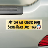 Schoon-klare taken bumpersticker (Op auto)