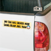 Schoon-klare taken bumpersticker (Op Truck)