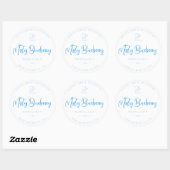 Schoon Klasse Minimalistisch Ronde Sticker (Vel)