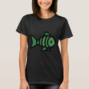 Schoon klein groen visje t-shirt