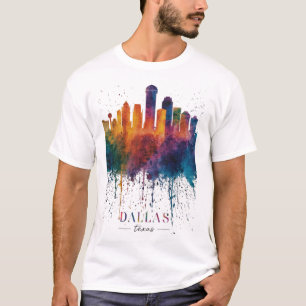 Schoon Kleurig Tribut aan Dallas Texas T-shirt