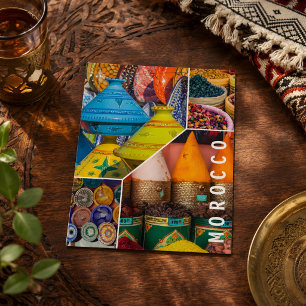 Schoon Kleurrijke Schoonheid Van Marrakech Ansicht Briefkaart