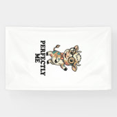 Schoon Koeien Shirt Met Bril Perfecte Sfeer Spandoek (Horizontaal)