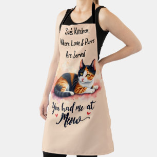 Schoon Lapjeskat, Je Had Me al bij Meow Aquarel Schort