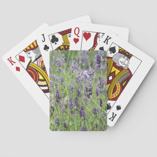 Schoon Lavendel Speelkaarten (Achterkant)