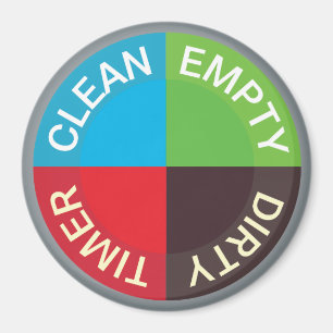 Schoon Lege Vaatwasser Kantoor Keukennotitie Magneet