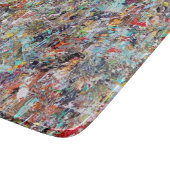 Schoon leisteen 6 x 7 deco glazen snijplank (Hoek)