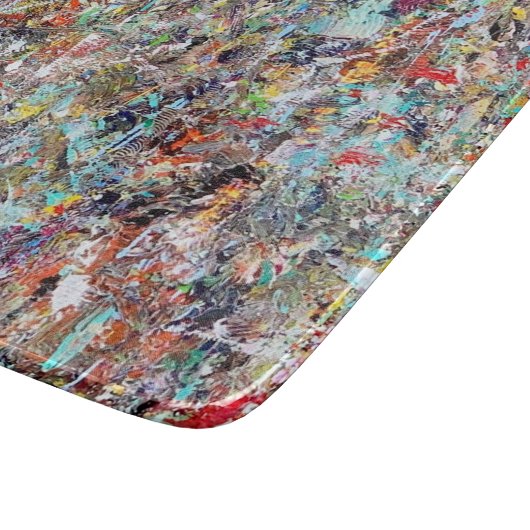 Schoon leisteen 6 x 7 deco glazen snijplank (Hoek)