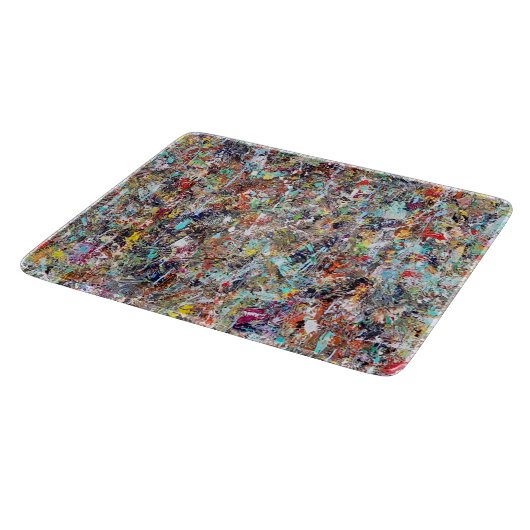 Schoon leisteen 6 x 7 deco glazen snijplank (Hoek)