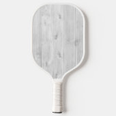 Schoon Lichtgrijs Houten Pickleball Paddle (Achterkant)