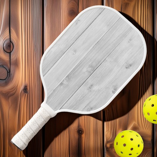 Schoon Lichtgrijs Houten Pickleball Paddle