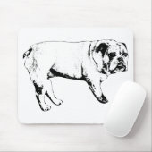 Schoon-lijn Bulldog Muismat (Met muis)
