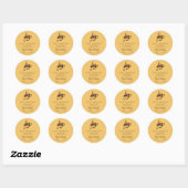 Schoon logo sticker voor koffiezaak (Vel)