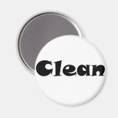 Schoon Magneet (Voorkant / Achterkant)