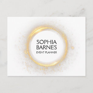Schoon marketingpostkaart voor evenementenplanners briefkaart