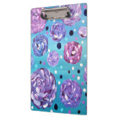 Schoon me met bloemen klembord (Links)