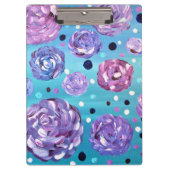 Schoon me met bloemen klembord (Voorkant)