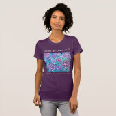 Schoon me met bloemen t-shirt (Voorkant volledig)