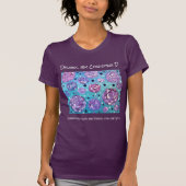 Schoon me met bloemen t-shirt (Voorkant)