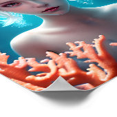 Schoon Meermin Onder Water Poster (Hoek)