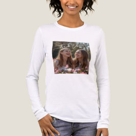 Schoon & Minimaal Afstudeer Bedankt Foto Vierkant Tri-Blend Shirt