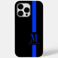 Schoon & Minimaal Monogram | Dunne blauwe lijn | P